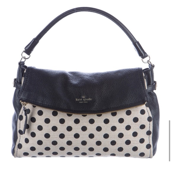 Kate Spade Cobble Hill Little Minka Canvas Dot Shoulder Bag - Picture 8 of 8
